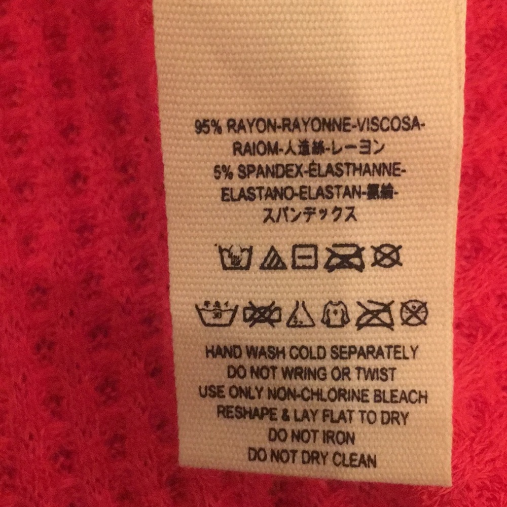 Free People Malibu Poppy Red Top - Picture 8 of 8